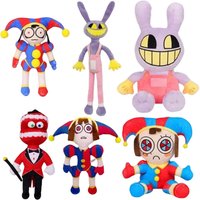Plush Toy The Amazing Digital Circus Cartoon Clown Ragatha pomni/Jax Doll Joker Plush Soft Stuffed Sofa Decorate Christmas Gifts