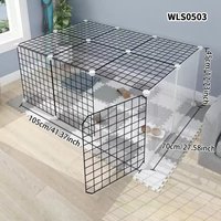 Modular Pet Fence, Dog Fence, Cat Cage, Indoor Freely Combinable Pet Cage, Household Small Dog Isolation Fence