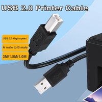 3M USB High Speed 2.0 A To B Male Printer cable For Canon Brother Samsung Hp Epson Printer Cord usb printer cable 1.5M/1.0M long
