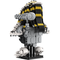 Alien The Predator Building Blocks Sci-Fi Movie Horror 4-Jawed Tongue Monster 3D Home Decor Bricks Toy Adult Gift