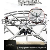 with Motor Rotary Machine Electric Turntable Display Stand, Large Commodity Motorcycle Electric Vehicle Rotating Display Stand,