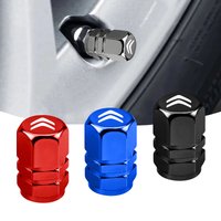 4pcs For Citroen C4 C3 C2 C1 C5 DS3 Berlingo Xsara Grand Picasso headrest Cactus Saxo Car logo Tire Valve Caps Accessories