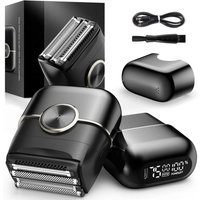 Sweker Electric Razor for Men 4 Blades Floating Head Foil Shaver Waterproof Wet Dry Beard Trimmer Portable Mini Electric Shaver