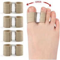 New Silicone Two Toe Separator Foot Care Straightener Bunion Hallux Valgus Corrector Adjuster Tool Thumb Finger Correction