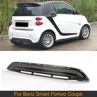 Car Rear Bumper Diffuser Lip Spoiler for Mercedes Benz Smart Fortwo Coupe 2010-2013 Convertible Rear Diffuser Lip Carbon Fiber