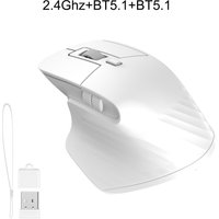 2025 New Dual Mode 2.4g Bluetooth Wireless Mouse Portable Mini Office Silent Mouse 4800 dpi