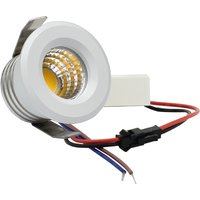 10pc/pack Mini COB LED Spotlights 3W 29mm 100V-240V Jewelry Display Ceiling Recessed Cabinet Spot Lamp Down lights