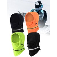 AliExpress NONE Winter Warm Hat for Men Balaclava Cycling Mask Night Reflective Strip Ski Mask Hat Warm Motorcycle Sports Adjustable Head Cover