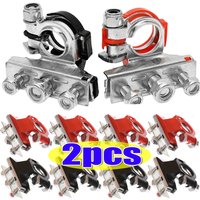 2pcs Quick Release Car Battery Terminal Car Positive Negative Disconnect Clamp Connector Battery Terminals Connectors Accessory