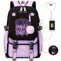 New Kpop Katseye Backpack Girls School Bag Women Men Teens Laptop Travel Rucksack Large-capacity Backpack Fashion Knapsack