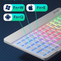 Bluetooth Wireless Keyboard For Tablet Cell Phone Windows Android iOS Tablet Ultra Light Slim Backlight portable iPad Keyboard
