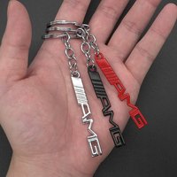 Creative Metal Car Keyring Pendant Car Key Chain For Mercedes Benz AMG A B C E S ML GLK GLE GLS GLC SLK Class Keychain Accessory