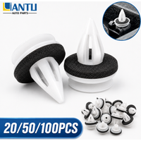 20/50/100pcs Automotive Fasteners Automotive Door Panel Fixing Clip Door Panel With Sealing Ring Screw Fasteners Accessories