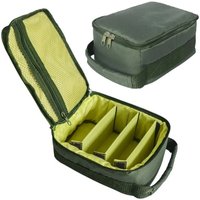 Portable Fishing Reel Storage Bag Fly Lure Line Tackle Gear Organizer Zipper
