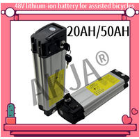 Power assisted bicycle 48V50AH 18650 large capacity lithium battery pack, suitable for Silverfish motors below 500W-2000W
