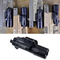 Tactical Surefire X300 X300U X300UH-B XH35 X300V Scout Light LED Flashlight For Glock 17 Airsoft Hanging Hunting Flashlight