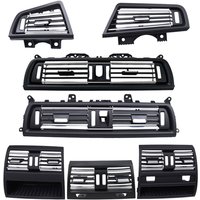 LHD RHD Front Left Right Rear AC Conditioner Chromed Air Vent Grille Cover For BMW 5 Series F10 F11 F18 520i 523i 525i 528i 535i