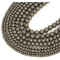 Iron Pyrite Natural Reiki Healing Gemstone 4/6/8/10mm Round Loose Spacer Stones for Jewelry Making DIY Handicrafts Accessories
