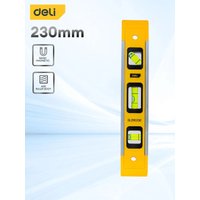9 Inch Torpedo Level, Magnetic Box Level with 45°/90°/180° Bubbles, Shock Resistant Bubble Level Tool for Measuring