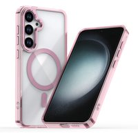 Color Border Metal Camera Case For Samsung Galaxy S26 S25 Edge FE S24 Ultra S23 Plus Magnetic Wireless Charge Clear Cover