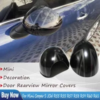 The Black Flag Rear View Mirror Covers for Mini Countryman Cooper S Clubman Paceman R55 R56 R60 R61 Car Decoration Accessories image 4