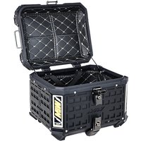 New Motorcycle Aluminum Box 45L 55L Rear Luggage Storage Case 55L Moto Top Box 45L Motorcycle Tail Box Key Lock Storage Case