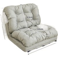 Lazy sofa foldable balcony bay window tatami bedroom sofa bed back ground adult sitting
