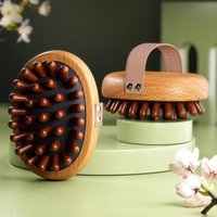 Wooden Cellulite Massage Brush | Lymphatic Drainage Body Scrubber