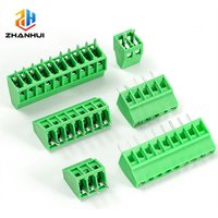 Bloc de bornes à vis Mini PCB KF128, pas de 2.54mm, 2P-16P, pour Arduino Raspberry Pi, 5/10 pièces