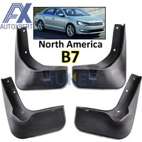 Set Front Rear Molded Car Mud Flaps For VW Passat B7 2012-2015 North America Mudflaps Splash Guards Mud Flap Mudguards Fender