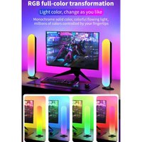 LED Light Tube Dream Color Ambient Light Dimmable Remote Control Music Rhythm Light Living Room Bedroom Party Game Desktop Decor