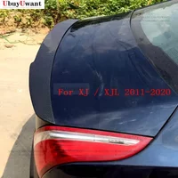 Fits For Jaguar XJ XJL 2011 2012 2013 2014 2015 2016 2017 - 2020 High quality Carbon Fiber/ABS Car Rear Trunk Lip Spoiler Wing