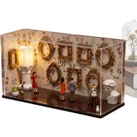 Museum Of Us Kit Tiny Picture Case With 5 Figurines DIY Museum Of Us For Memory Home Travel Wall Office Mothers Mom