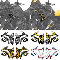 Motorcycle Radiator Guard 3D Gel Paint Protector Sticker Decal For BMW R1250GS 40 Years GS Option 719 Triple Black 2019-2023