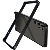 Metal Bumper Aluminum Frame Slim Hard Case for Samsung Galaxy S25 Ultra S24 Plus S25Ultra S 25 Soft Inner Shockproof Phone Cover