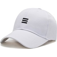 Hat trendy simple three horizontal bars Summer Baseball Men Women's fashion leisure sunshade Cap