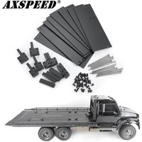 AXSPEED Metal Trailer Widening Expansion Board Kit +2" Wide Bed for 1/10 TRX6 Ultimate RC Flatbed Hauler Upgrade Parts