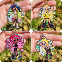 Customizable CHARMS Hero Mode Character Acrylic Keychain Design Your Unique Style