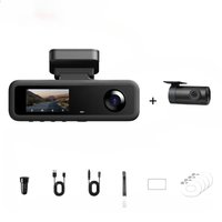 4K T800E 3-Channel Dash Cam Front Rear Interior 3-in-1 Voice Control 24H Parking Supercapacitor GPS 4K Car DVR 70mai T800E