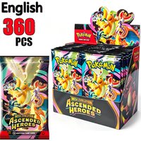 Pokémon TCG Mega Evolution-Pitch Black Booster Display Box Chaos Rising Ascended Heroes Flames Rare Trading Cards for Collection