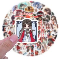 10/100pcs Tian Guan Ci Fu Stickers Anime Label Stickers DIY Diary Scrapbooking Stationery Gift Hua Cheng Xie Lian Cosplay Decals
