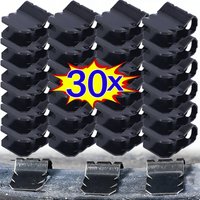 10-30pcs U-Shaped Metal Clips Rust Proof Mud Flap Fasteners Vehicle Underbody Splash Shield Mud Guard Mounting Car Repair Parts