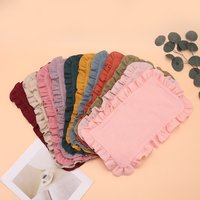 Soft Muslin Cotton Gauze Shoulder Rag Baby Burping Pad Ruffle Newborn Baby Burp Cloths