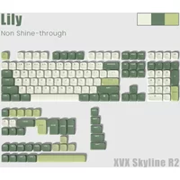 Series low shaft height PBT material is engraved opaque/transparent keycap small and fresh