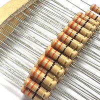 20pcs 1W Carbon Film Resistor 3.3 3.6 3.9 33 36 39 330 360 390 Ohm R K 5% Resistance 3R3 3R6 3R9 3.3K 33K 39K 0.1R-3M