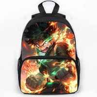 Anime My Hero Academia Backpack for Student Boys Children Manga Izuku Midoriya Schoolbag Large Capacity Laptop Backpacks Mochila