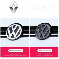 Car Front Grille Logo Cover Rear Trunk Lid Stickers For VW GTI Polo Golf Passat Tiguan Arteon Touareg Taigo Caddy Jetta Beetle S