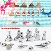 Stainless Steel Diamond Painting Tools - Multi Placer Tips Pen Nibs Kit for Replacement Diamond Painting Pen Heads