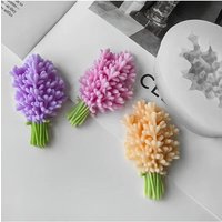 Lavender Silicone Mold for DIY Candle Making - Floral Design, Round Shape, Valentine'S Day Home Decor