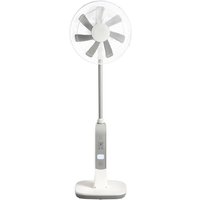 16 inch digital emergency cooling electric floor fan large capacity solar rechargeable battery new 12v plastic